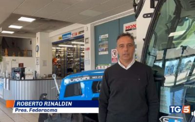 Il Presidente Roberto Rinaldin al Tg5