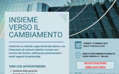 SAVE THE DATE – invito incontro DEALER GARDEN del 10/1/2025 – “INSIEME VERSO IL CAMBIAMENTO “